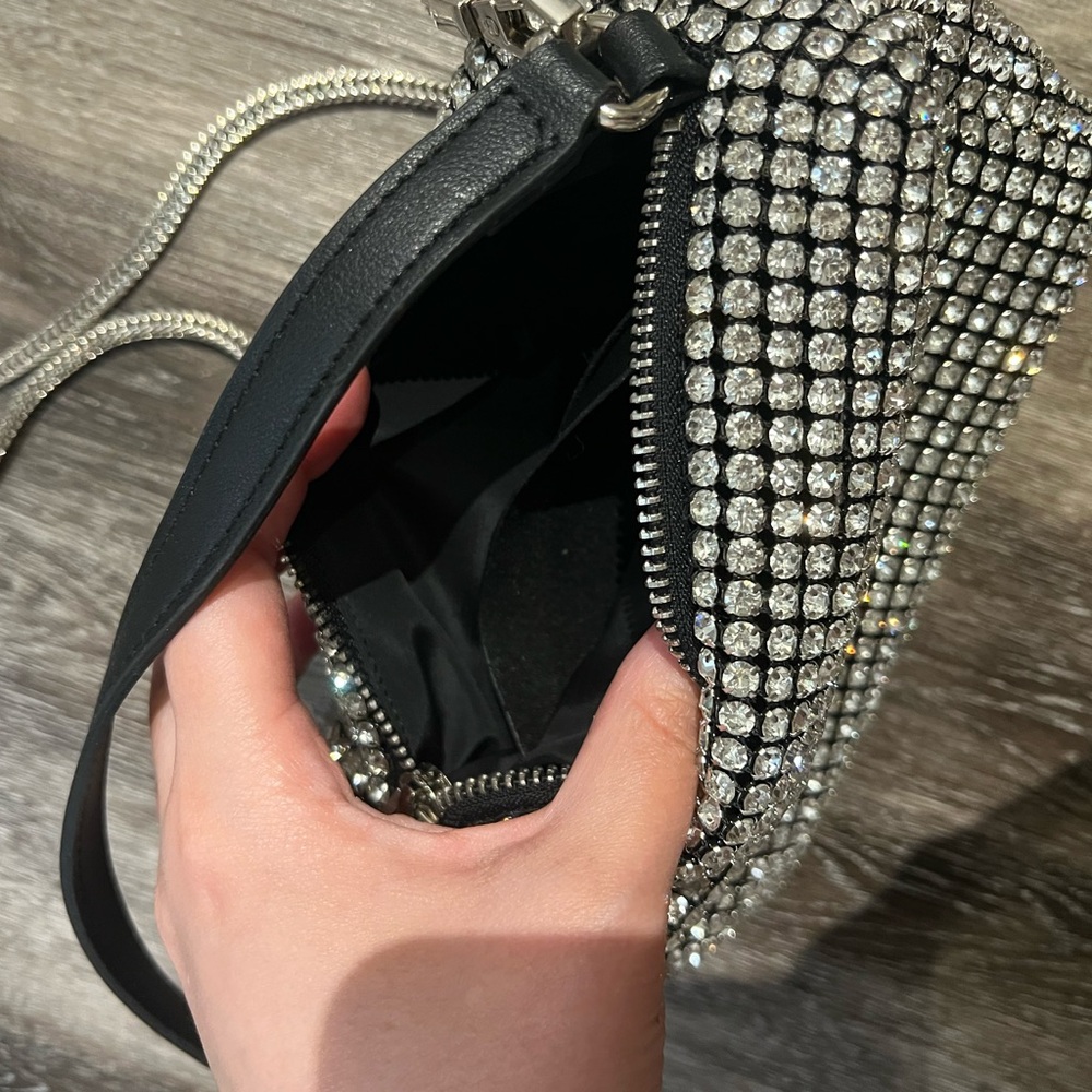 Sparkling Rhinestone Shoulder Bag - Picture 2 of 3